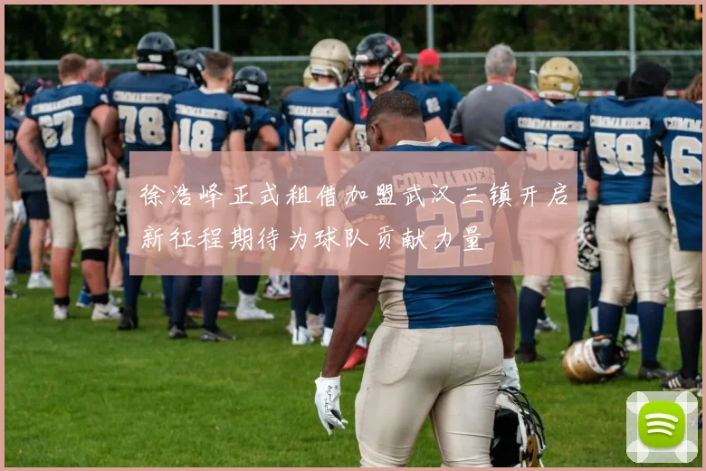 徐浩峰正式租借加盟武汉三镇开启新征程期待为球队贡献力量